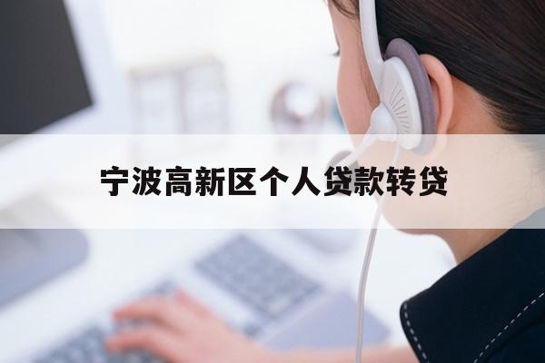 宁波高新区个人贷款转贷