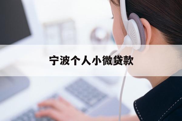 详细阅读:宁波个人小微贷款 宁波个人小微贷款