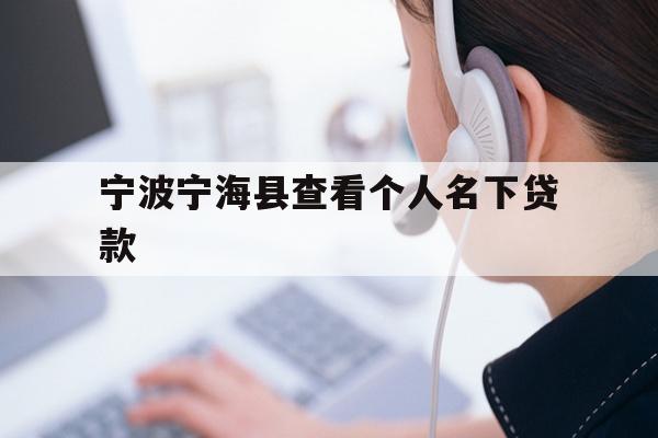 宁波宁海县查看个人名下贷款