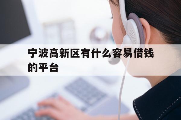 详细阅读:宁波高新区有什么容易借钱的平台 宁波高新区有什么容易借钱的平台