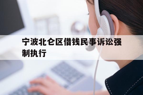宁波北仑区借钱民事诉讼强制执行