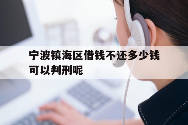 宁波镇海区借钱不还多少钱可以判刑呢