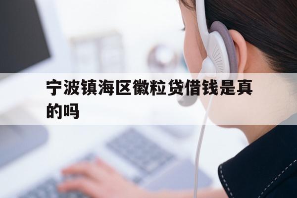 宁波镇海区徽粒贷借钱是真的吗