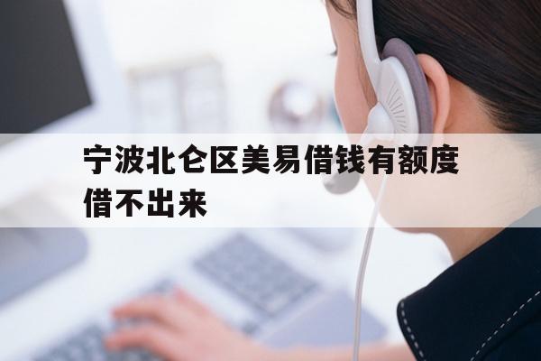 宁波北仑区美易借钱有额度借不出来
